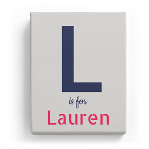 L is for Lauren - Stylistic