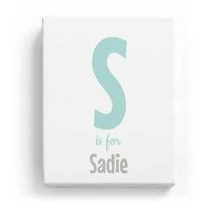 S is for Sadie - Cartoony