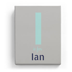 I is for Ian - Stylistic