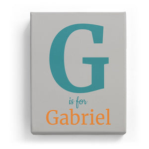 G is for Gabriel - Classic