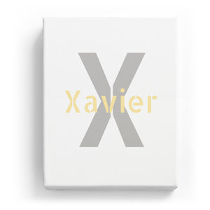 Xavier Overlaid on X - Stylistic