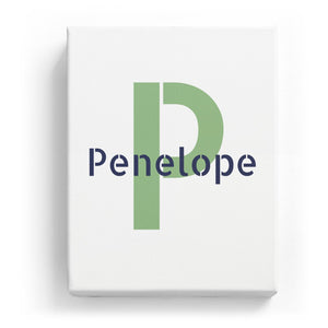 Penelope Overlaid on P - Stylistic