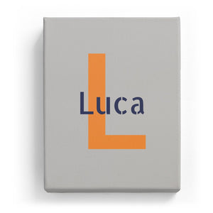 Luca Overlaid on L - Stylistic