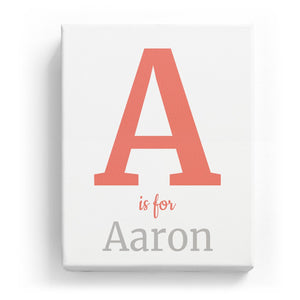 A is for Aaron - Classic