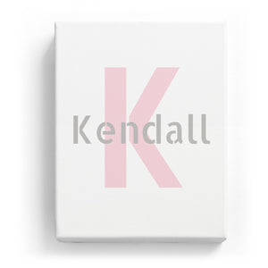 Kendall Overlaid on K - Stylistic