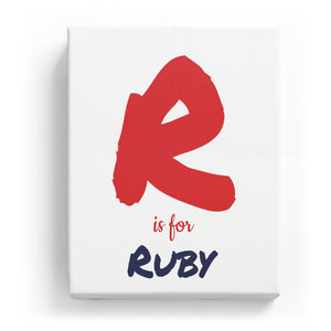 R is for Ruby - Artistic