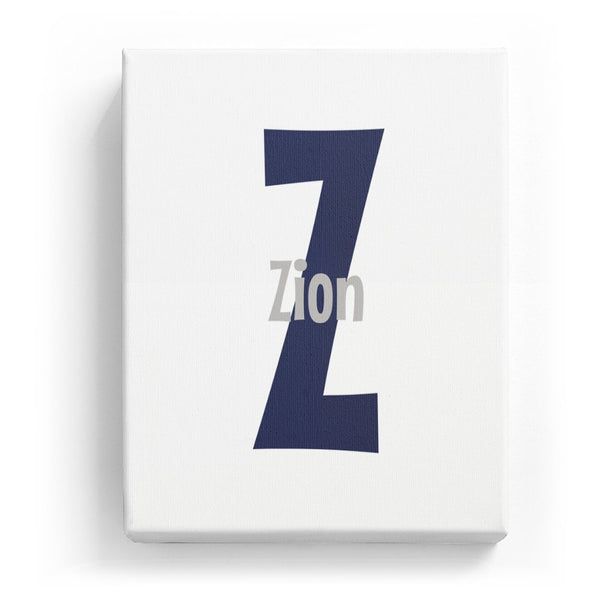 Zion Overlaid on Z - Cartoony