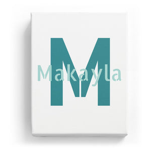 Makayla Overlaid on M - Stylistic