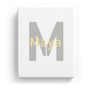 Maya Overlaid on M - Stylistic