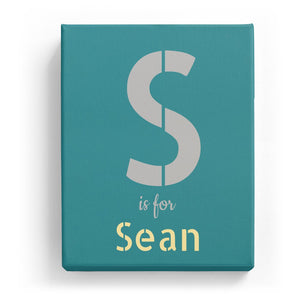 S is for Sean - Stylistic