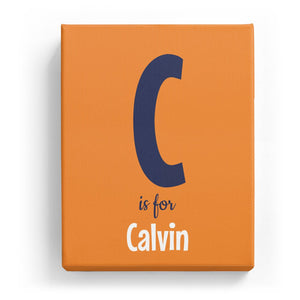 C is for Calvin - Cartoony