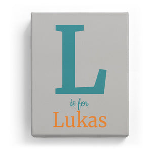 L is for Lukas - Classic
