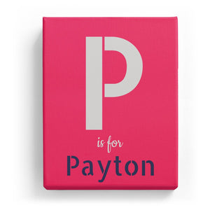 P is for Payton - Stylistic
