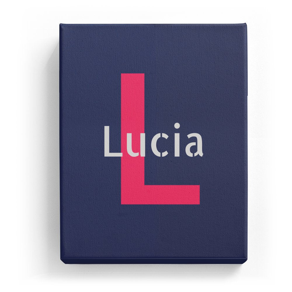 Lucia's Personalized Canvas Art