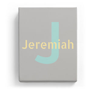 Jeremiah Overlaid on J - Stylistic