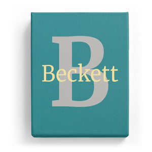 Beckett Overlaid on B - Classic