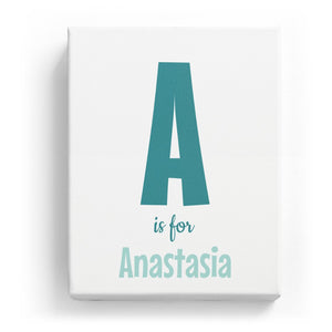A is for Anastasia - Cartoony