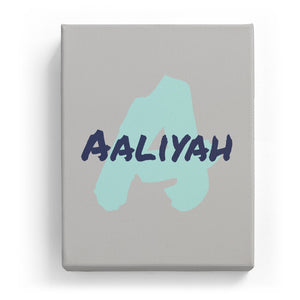 Aaliyah Overlaid on A - Artistic