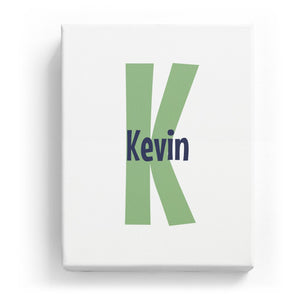 Kevin Overlaid on K - Cartoony