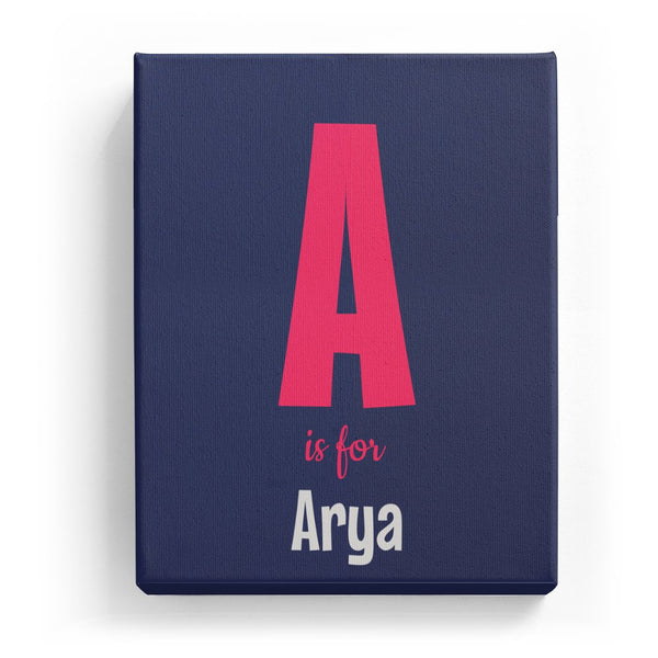 A is for Arya - Cartoony