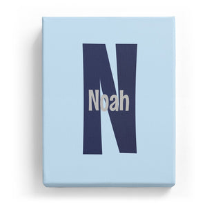 Noah Overlaid on N - Cartoony