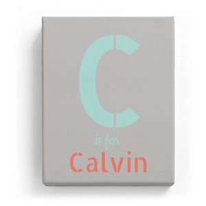 C is for Calvin - Stylistic