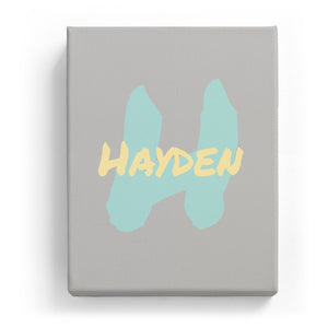 Hayden Overlaid on H - Artistic