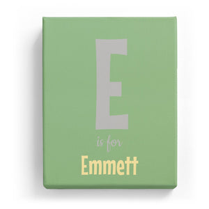 E is for Emmett - Cartoony