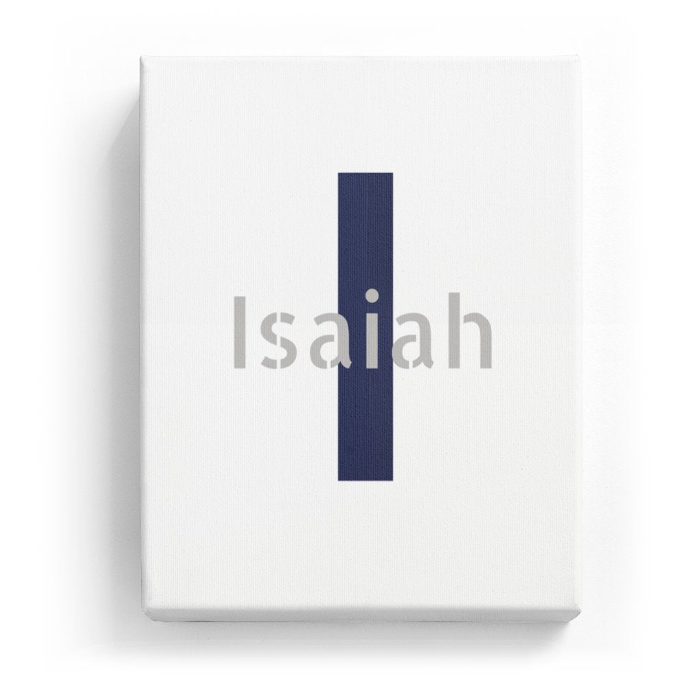Isaiah's Personalized Canvas Art