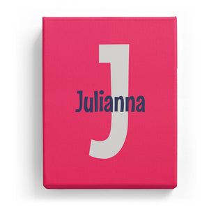 Julianna Overlaid on J - Cartoony
