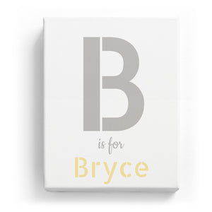 B is for Bryce - Stylistic