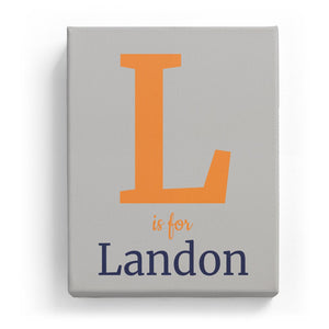 L is for Landon - Classic