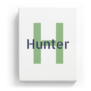 Hunter Overlaid on H - Stylistic