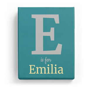 E is for Emilia - Classic