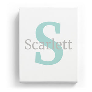 Scarlett Overlaid on S - Classic