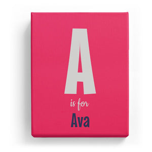 A is for Ava - Cartoony