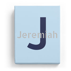 Jeremiah Overlaid on J - Stylistic