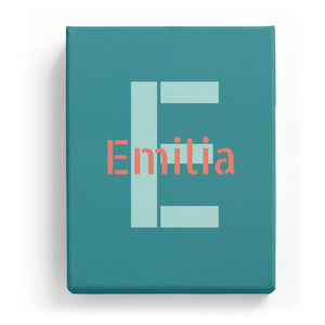 Emilia Overlaid on E - Stylistic