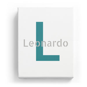Leonardo Overlaid on L - Stylistic