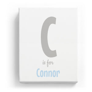 C is for Connor - Cartoony