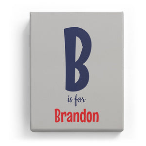 B is for Brandon - Cartoony