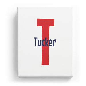 Tucker Overlaid on T - Cartoony
