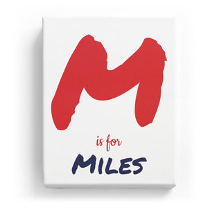 M is for Miles - Artistic