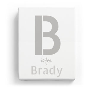 B is for Brady - Stylistic