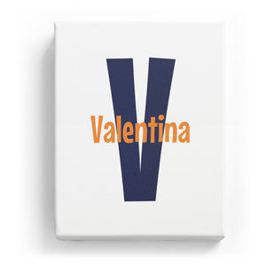 Valentina Overlaid on V - Cartoony