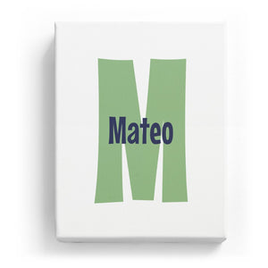 Mateo Overlaid on M - Cartoony