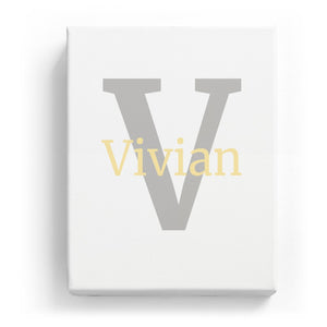 Vivian Overlaid on V - Classic