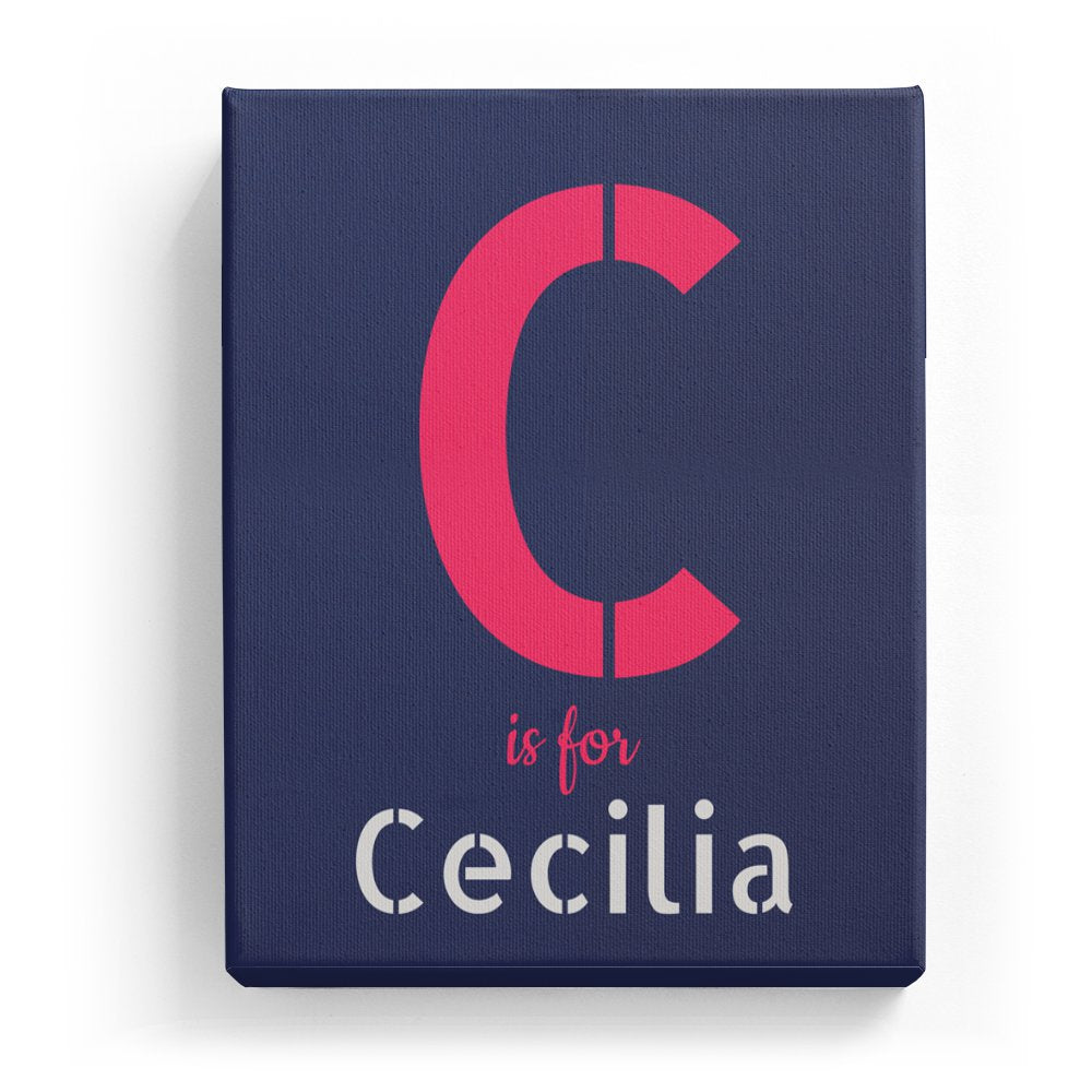 Cecilia's Personalized Canvas Art