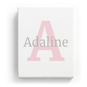 Adaline Overlaid on A - Classic