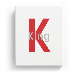 King Overlaid on K - Stylistic